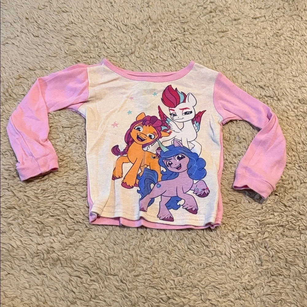 (3) Toddler Long Sleeve Pajama Tops